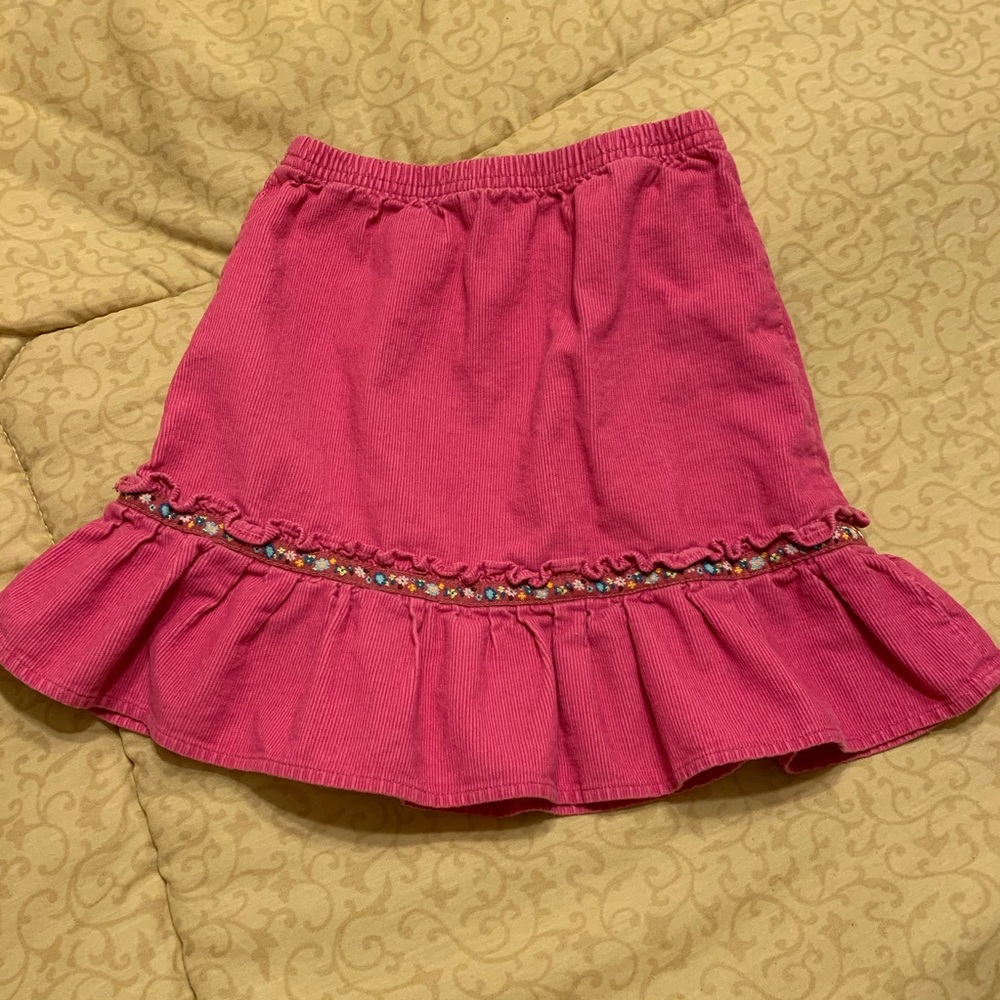 Hanna Andersson Pink Corduroy Skirt - sz 120 (6/7)